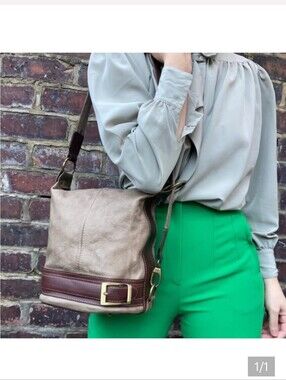 Vera Pella Leather Bucket Bag Made In Italy